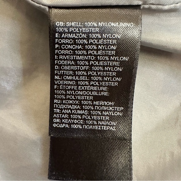 The North Face Resolve Women’s Gray White Rain Jacket Size: Medium - Picture 7 of 8